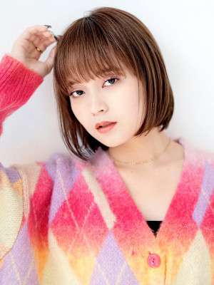 【艶髪デザイン！髪に優しい縮毛矯正＆カット】　