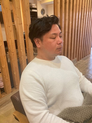 お客様髪質改善データ1524（メンズパーマ）