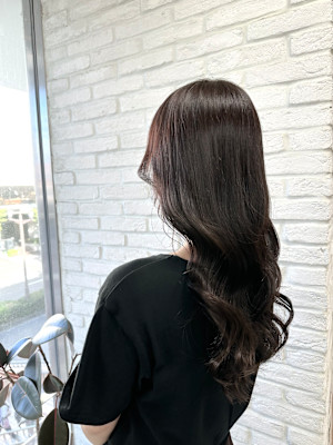 ナチュラルブラウン＋巻き髪