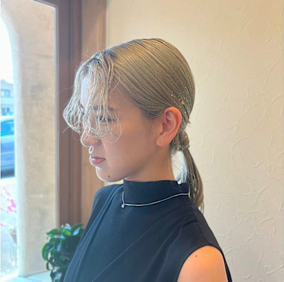 タイト×金箔アレンジ