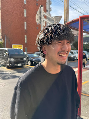 波巻きパーマ/ツイストスパイラル/メンズパーマ/マッシュウル