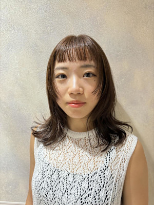 フェイスレイヤー/レイヤーカット/オン眉/前髪カット