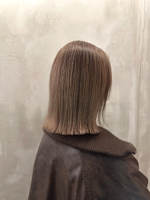 池袋 ケアブリーチ シナモンベージュ♪