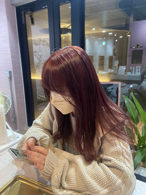 人気のチェリーレッド