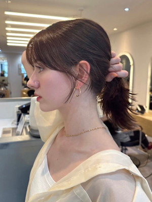 髪質改善結べる大人レイヤーボブ美髪*Zinaセントラル銀座