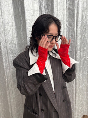 ステップボーンカットパーマスタイル