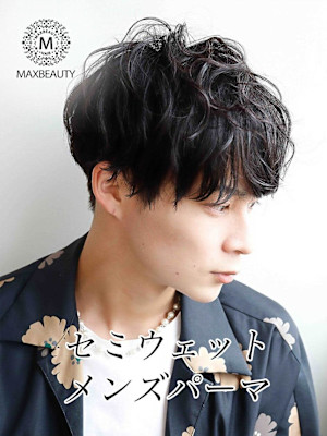 セミウェットメンズパーマ☆銀座/東京駅