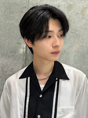 髪質改善センターパートマッシュ美髪*Zina渋谷