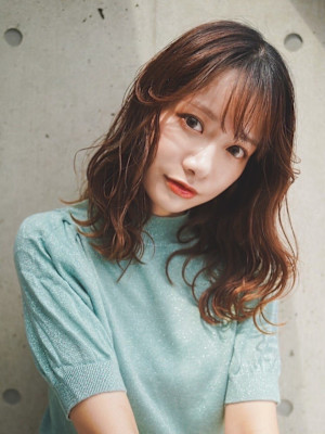 ふわミディナチュラルボブ