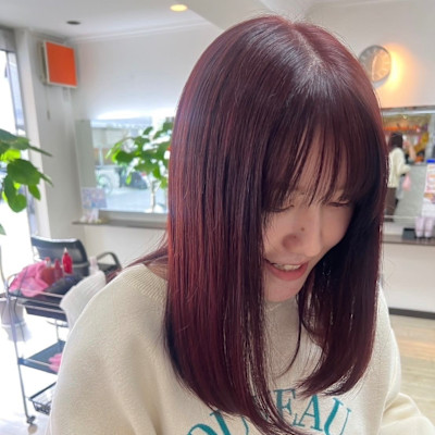 艶髪チェリーピンク🍒✨