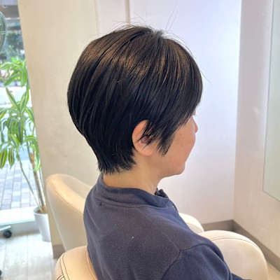 大人丸みショート