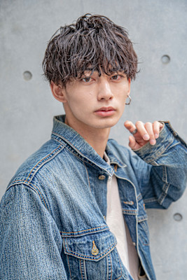 【小久保style】メンズカットツーブロックツイストウルフ