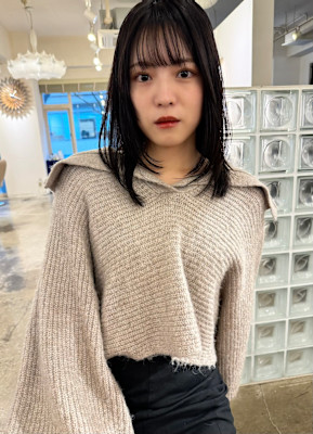 【福岡警固赤坂】30代40代/ミディアムボブ/レイヤーボブ