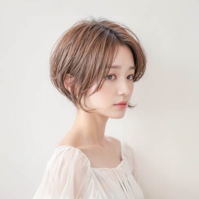 小顔似合わせショートボブ