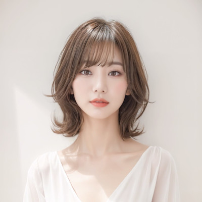 外ハネ くびれ ショート