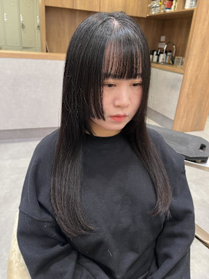 可愛い顔まわりカット