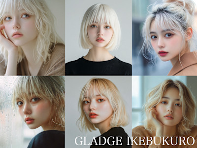 ハイトーンボブ、ホワイトブロンド