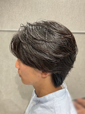 【カルマパーマ】メンズヘア/メンズパーマ/センターパート