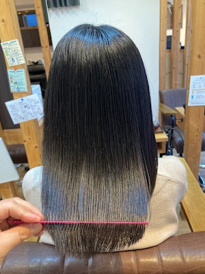 お客様髪質改善データ1528（酸性縮毛矯正）