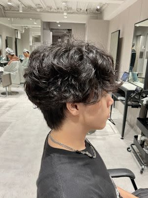 【シャドウパーマ】マッシュ/メンズパーマ/メンズカット/池袋