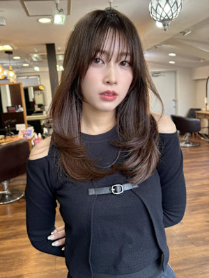 レイヤーカット韓国レイヤーロング吉祥寺