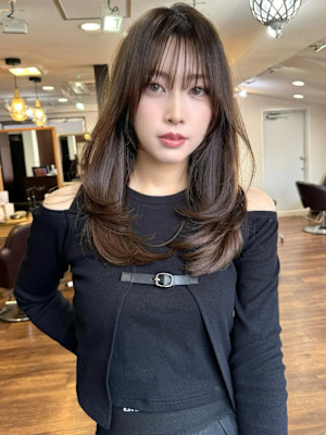 レイヤーカット韓国レイヤーロング吉祥寺