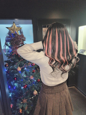 ピンクスタイルでイメチェン