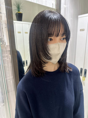 顔まわりザクザクレイヤー