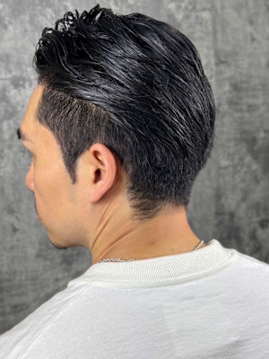 クラシックオールバックスタイル