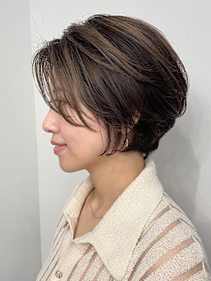 大人丸みショート