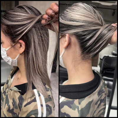 ★襟足も筋感タップリシャドウルーツバレイヤージュ★