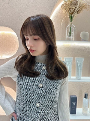 髪質改善カールレイヤー黒髪ロング美髪*Zina梅田茶屋町