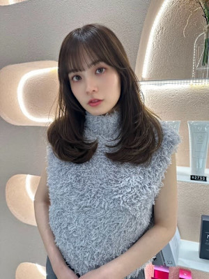 髪質改善柔らか小顔カールレイヤーロング*Zina梅田茶屋町