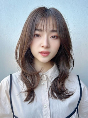 髪質改善エアリー顔回りレイヤー美髪*Zina梅田茶屋町