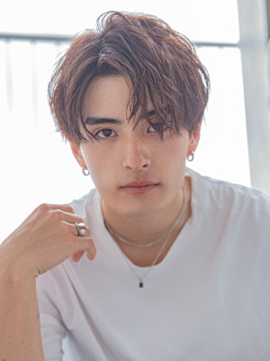 【小久保style】メンズカットツーブロックツイストウルフ