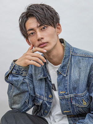 【小久保style】メンズカットツーブロックツイストウルフ