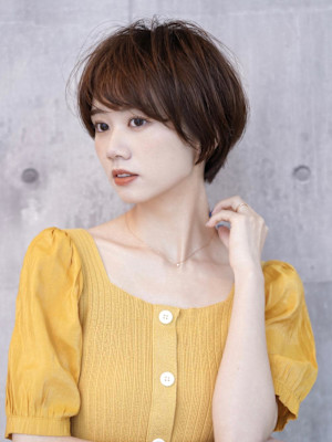 20代30代40代/ひし形ショート/ニュアンスパーマ/森下