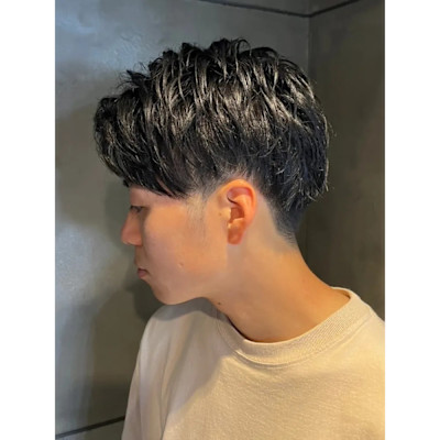 束感ショート　ツーブロック　メンズショート【札幌】