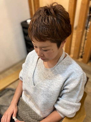 お客様髪質改善データ1535（パーマの効果）