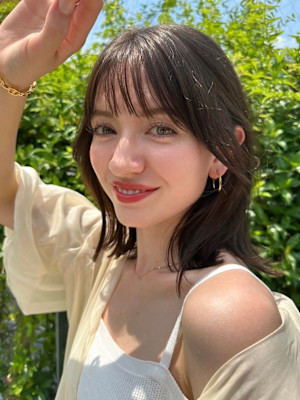 髪質改善レイヤー外はねボブ美髪*Zina難波