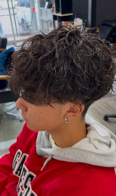 波巻きスパイラルパーマ