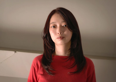 セミロングレイヤースタイル