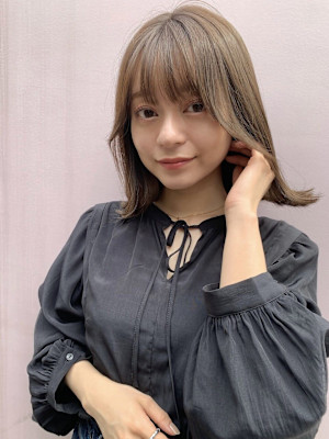 髪質改善外はねヘルシースタイルボブ美髪*京都河原町