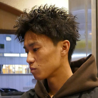 スパイキーショート　パーマ