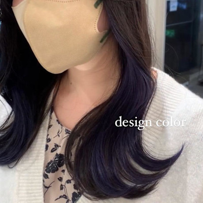 ○可愛く色持ちもいいインナーカラー