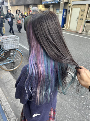 ユニコーンインナーカラー【錦糸町北口】