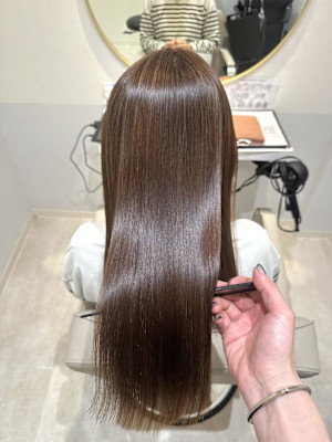 枚方ロング縮毛矯正○山地