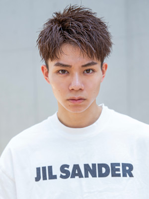 【小久保style】メンズカットツーブロックツイストウルフ