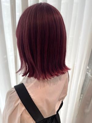 【feloice MICHI 豊田希美】カシスピンク　外ハネ