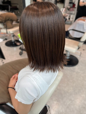 【feloice MICHI 豊田希美】ショコラブラウン艶髪